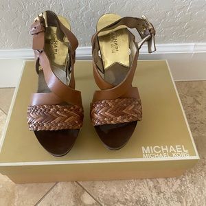 Michael Kors platform heeled sandals